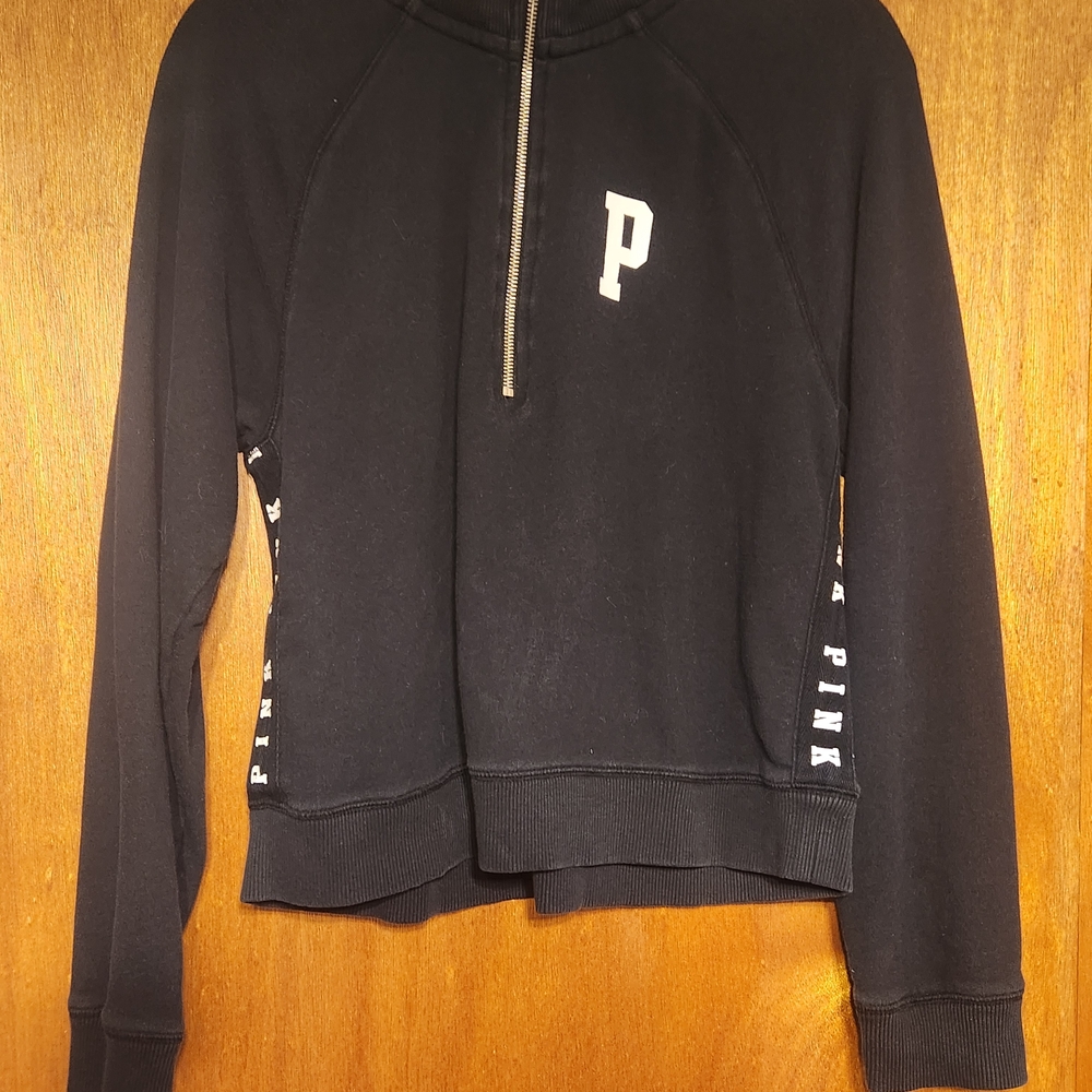 PINK Victoria's Secret Black Sweatshirt